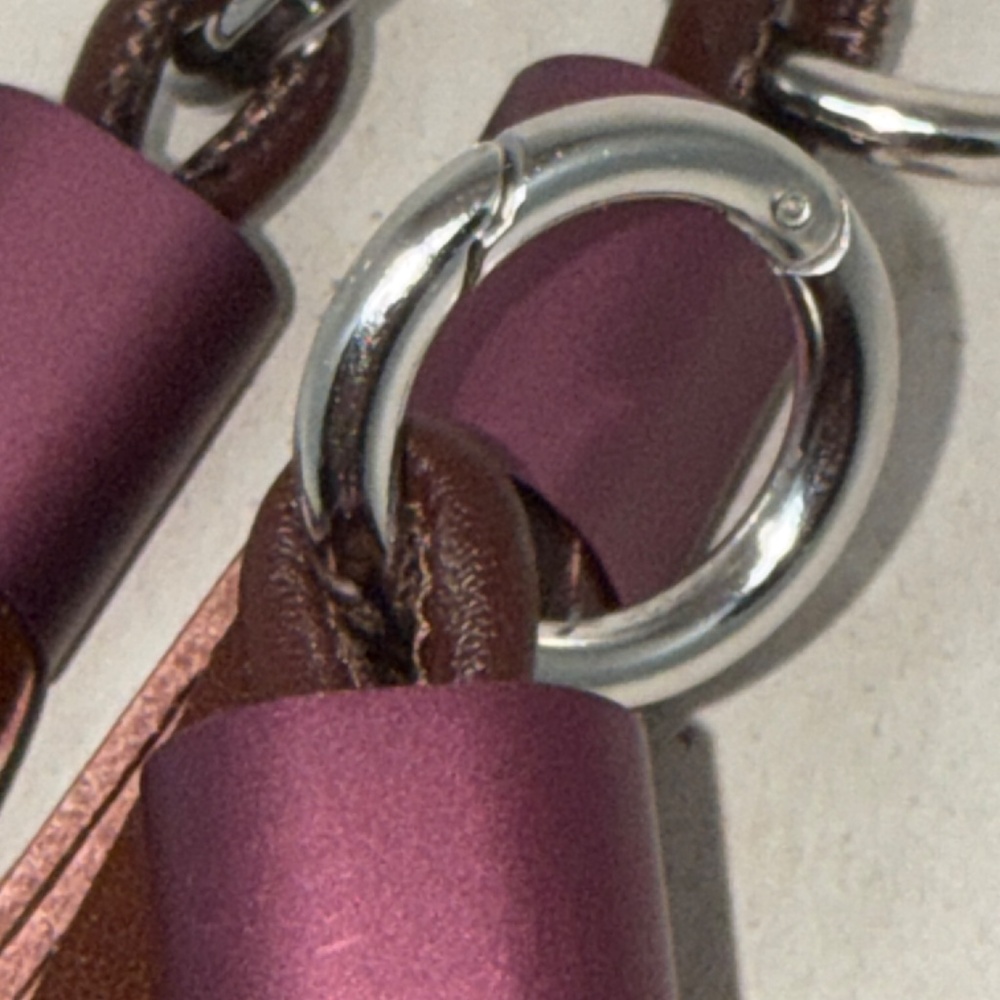 (3 PACK) Dark Brown Leather Tassel Keychain iPhone iPad Lightning USB Cable - Picture 4 of 4